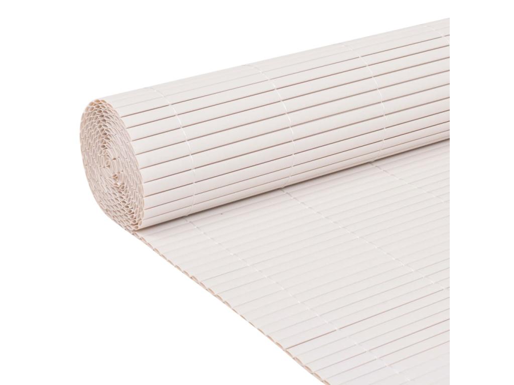 Clôture de jardin double face 110x300 Blanc FOIX61336