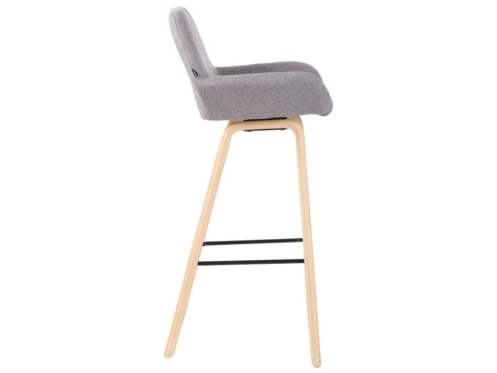 Lot de 2 tabourets bois beige 52x51x103 cm TDB10208 GMLY45769