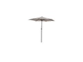 Parasol en aluminium avec Boislis couleur tissu écru et structure anthracite Dimensions 230x200x230 cm BJXJ44014