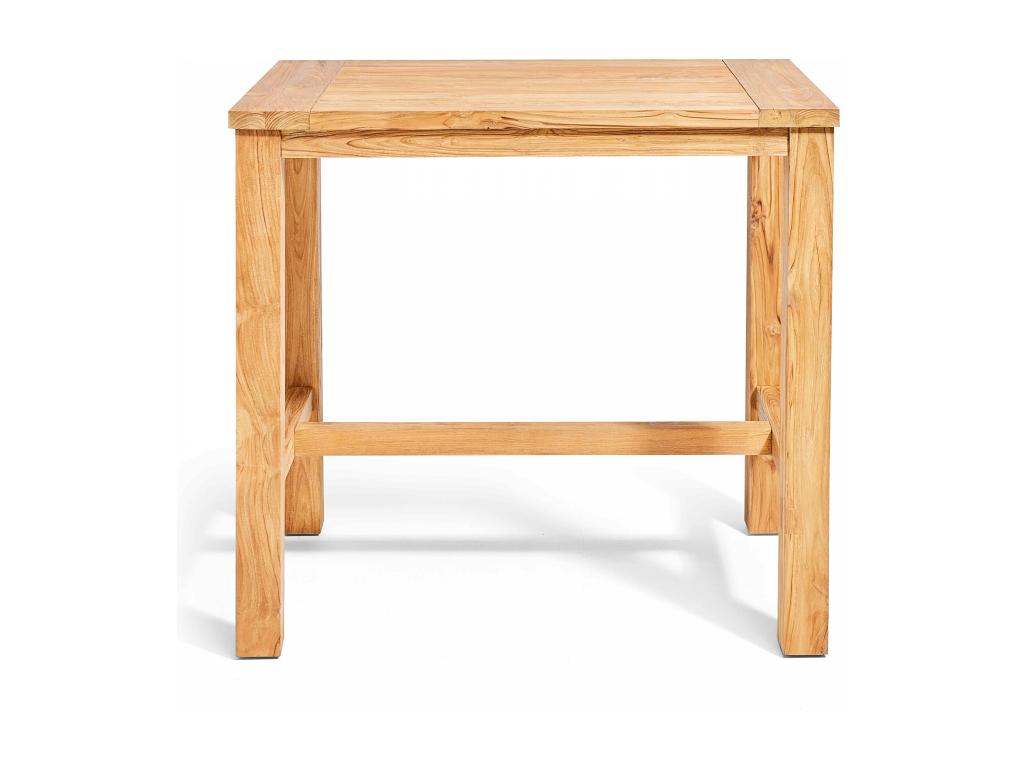 Table haute en teck recyclé massif YBNF51182