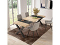 Table console extensible 220 Pour 10 personnes Pieds bois massif PJXX25434