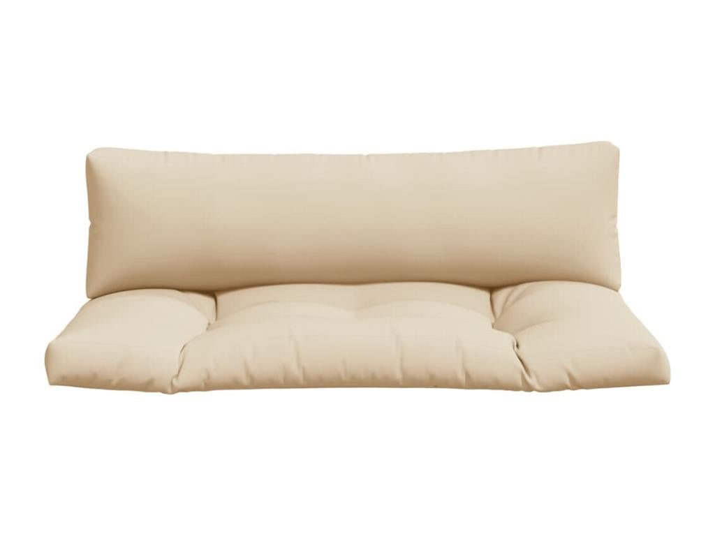 Coussins de palette lot de 2 tissu beige YMIT40928