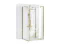 Cabine De Douche Murale Boislis Rapid Swing 90x80 Or WVHF69300