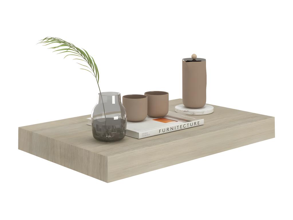 Étagères murales flottantes 4 pcs chêne 40x23x3.8 cm MDF YFID02744
