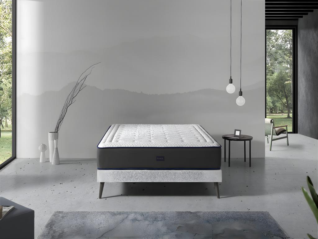 Matelas 140x190 Boislis Epaisseur 30 CM Moussee à mémoire ergonomique et respirante- Fermeté 3/5 Moyenne XAWS67753