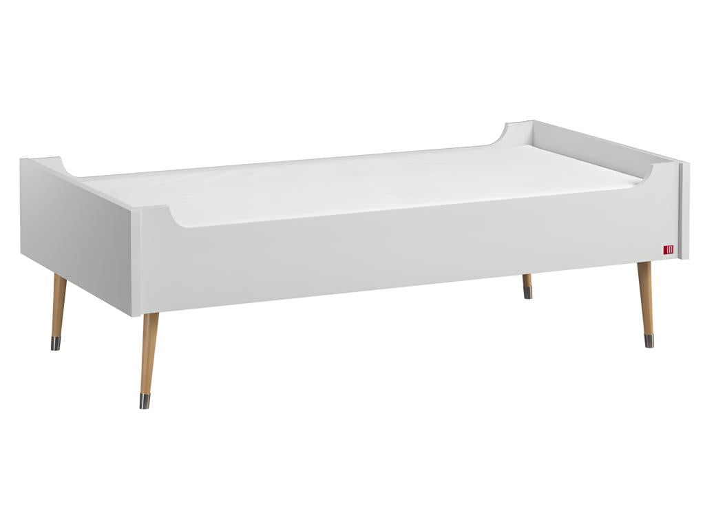 Chambre complète lit bébé évolutif - commode 4 tiroirs - armoire Boislis Blanc ZDEU04663