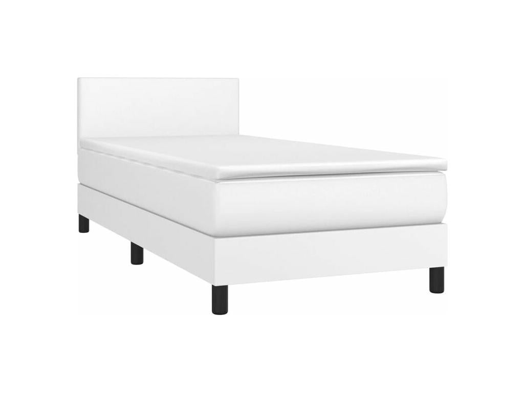 Sommier à Boislis de lit avec matelas et LED Blanc 80x200 UDGR02977