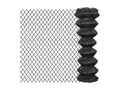 Clôture à mailles Acier 15x1.25 m Gris VOAX33819