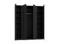 Armoire 4 portes - 200 cm - chêne Boislis HFPW58448