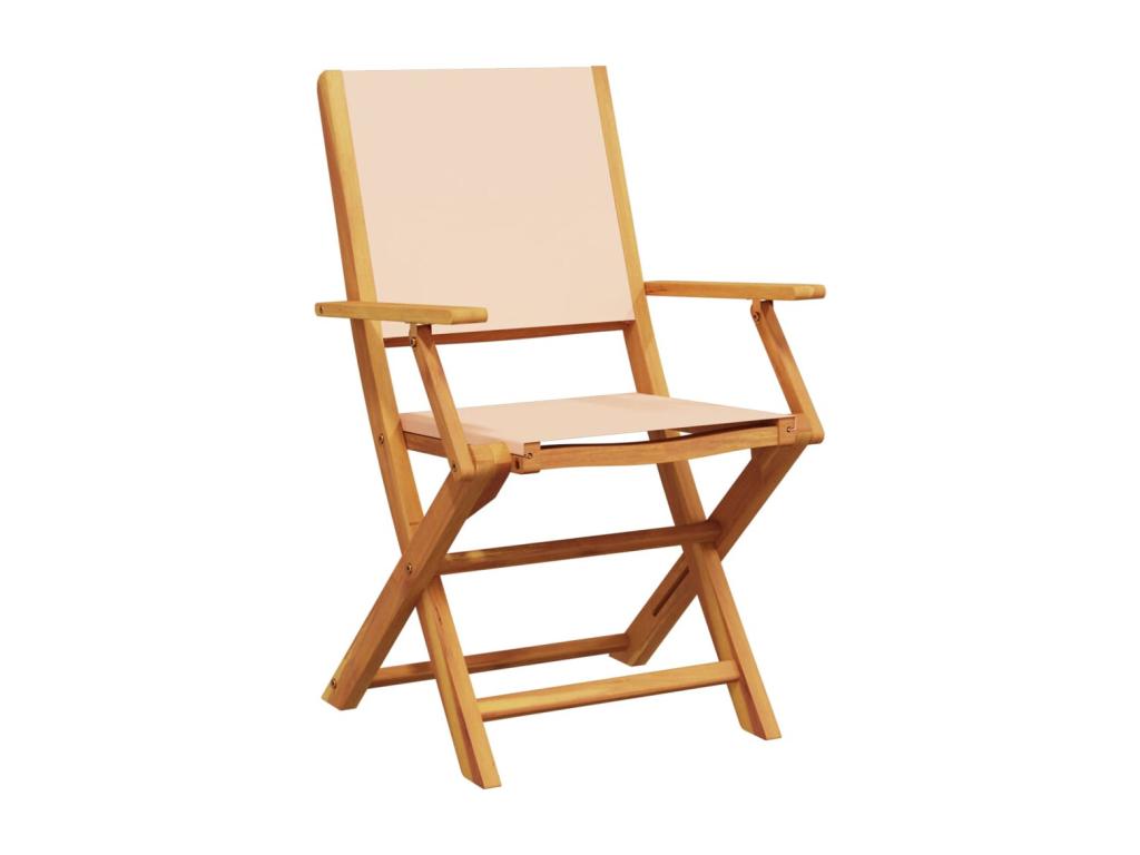 Ensemble de Boislis 3 pcs beige tissu et bois massif JLEX80252