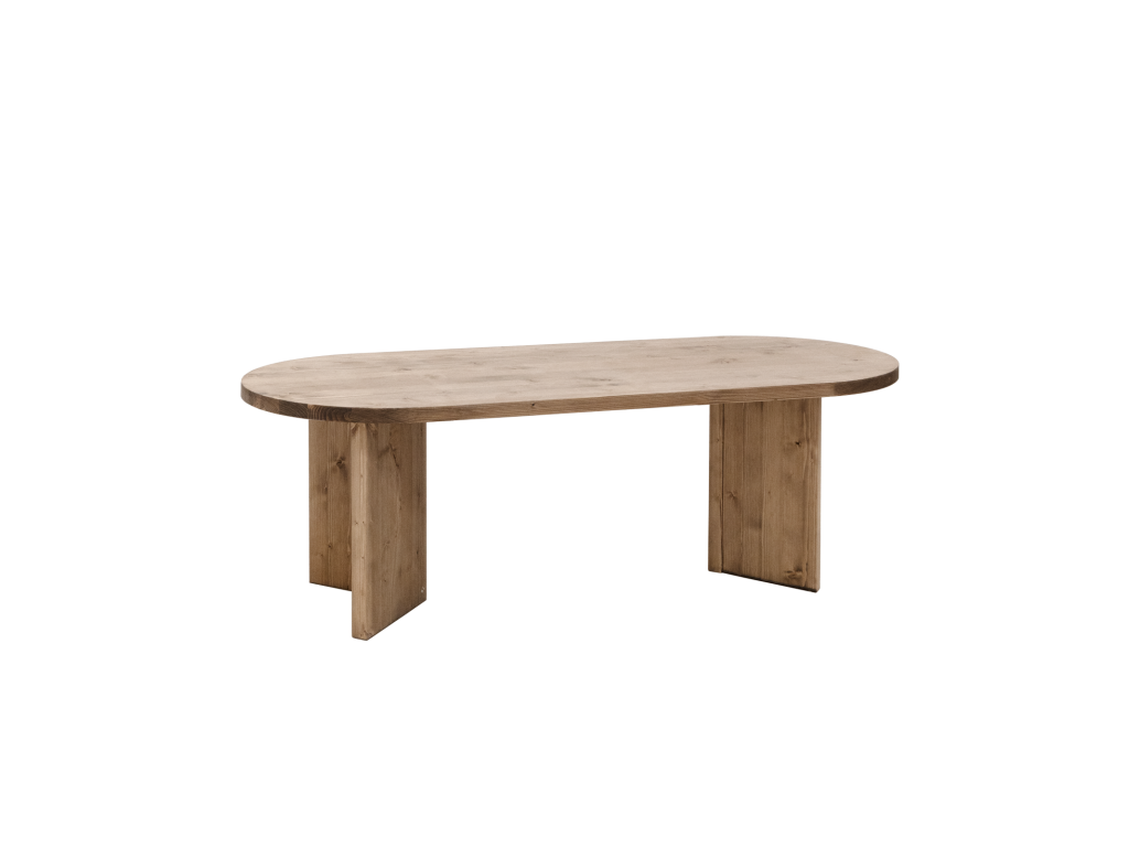 Table à manger en bois de sapin vieilli 200x75cm - Boislis UGSV56303