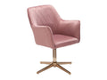 chaise de bureau design velours chaise pivotante avec dossier RVAK12837