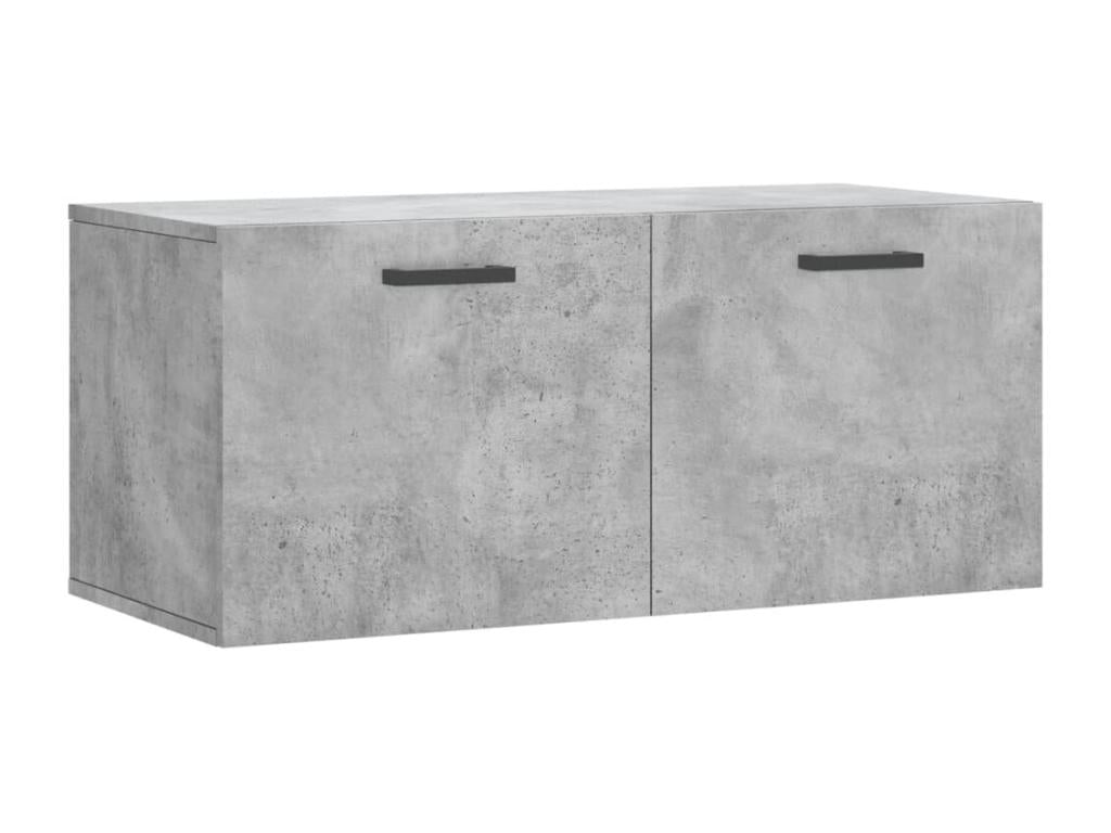 Armoire murale gris béton 80x36.5x35 cm bois d'ingénierie KRPG69502