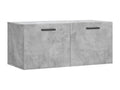 Armoire murale gris béton 80x36.5x35 cm bois d'ingénierie KRPG69502