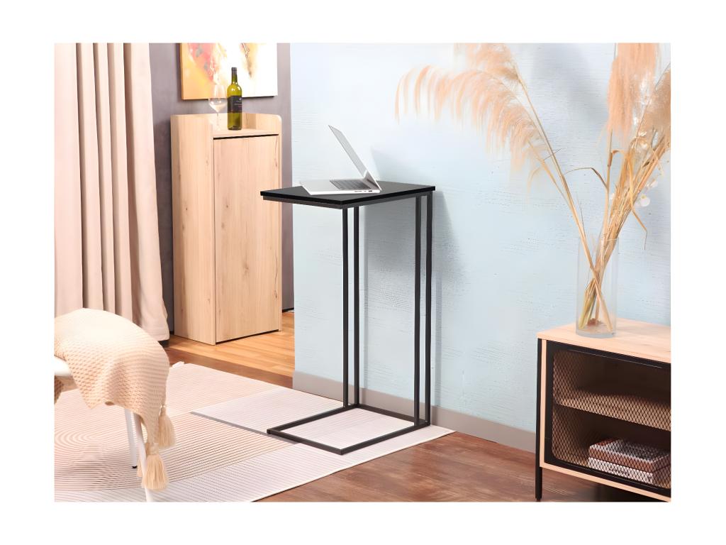 Mobenze table basse table d'angle noire. OPKN24271