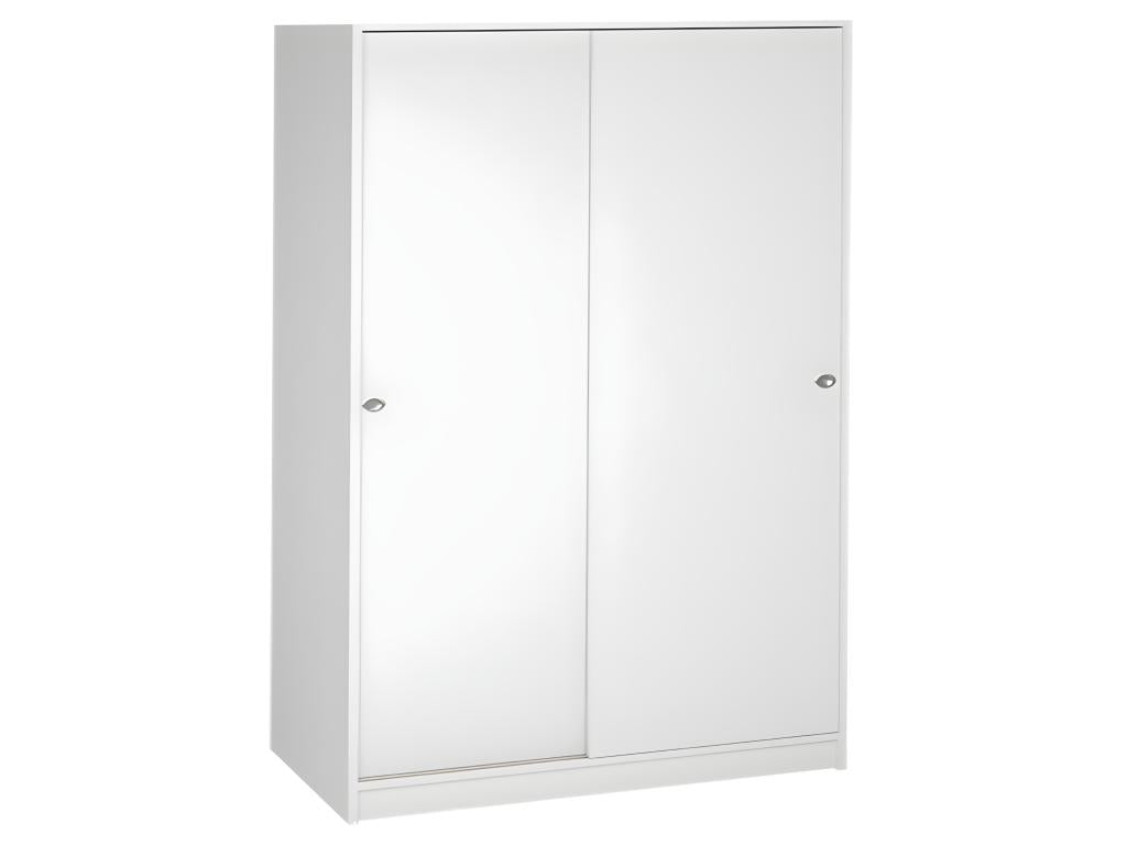 Armoire placard / meuble de rangement coloris blanc - Hauteur 180 x Longueur 90 x Profondeur 50 cm XIKX70718