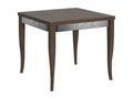 Table portefeuille extensible 90x90/180 cm Sciabola Librox Noyer cadre gris JFLM60905