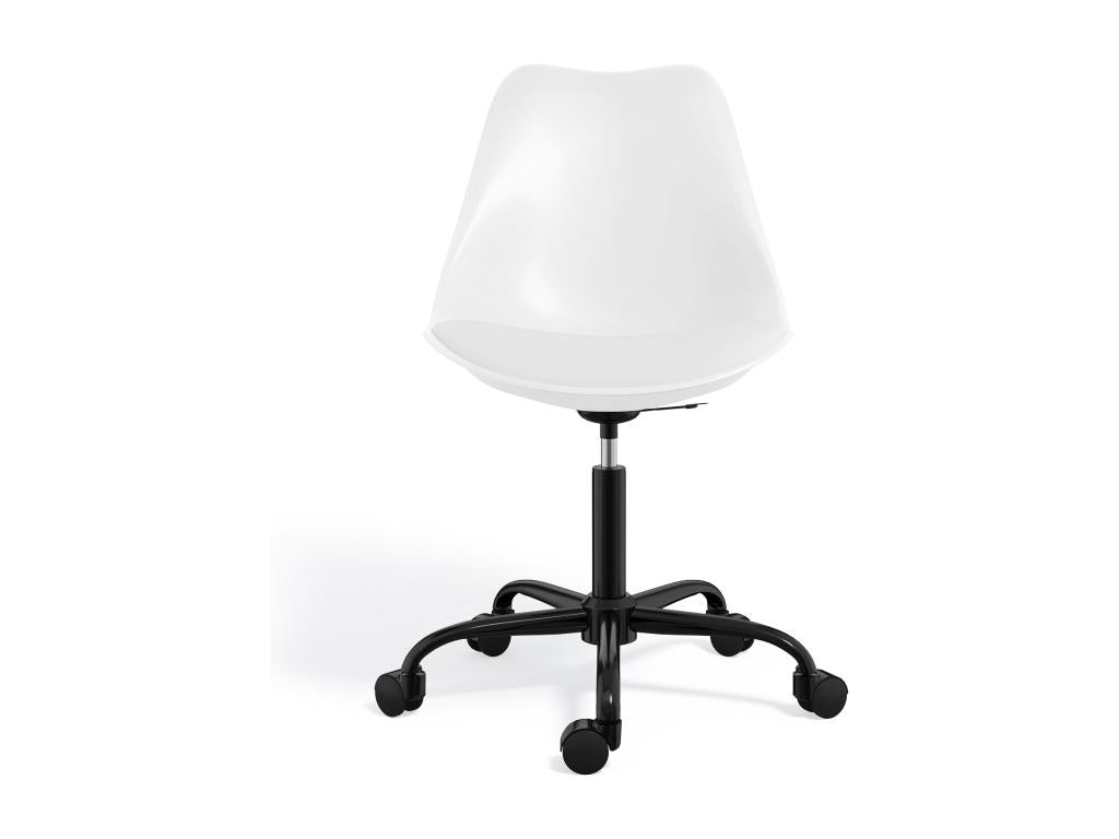 Chaise de bureau avec Boislis - Chaise de bureau pivotante - Structure noire Boislis FYBF10077