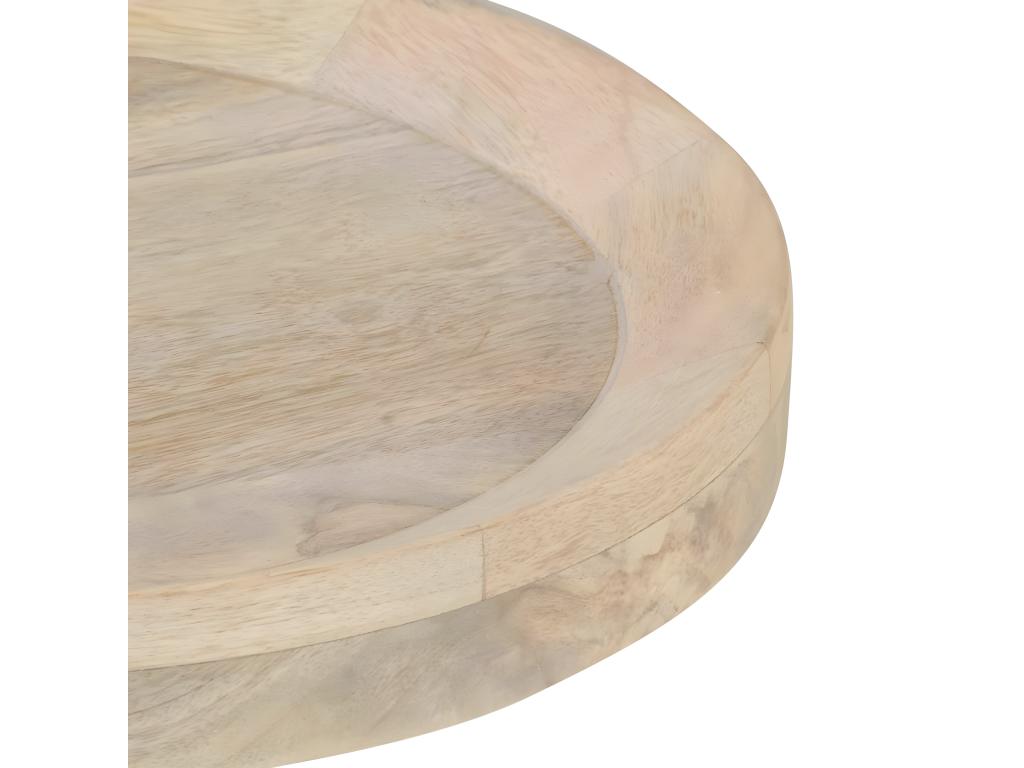 Table d'appoint 40x45 cm Bois de manguier massif WSUD38931