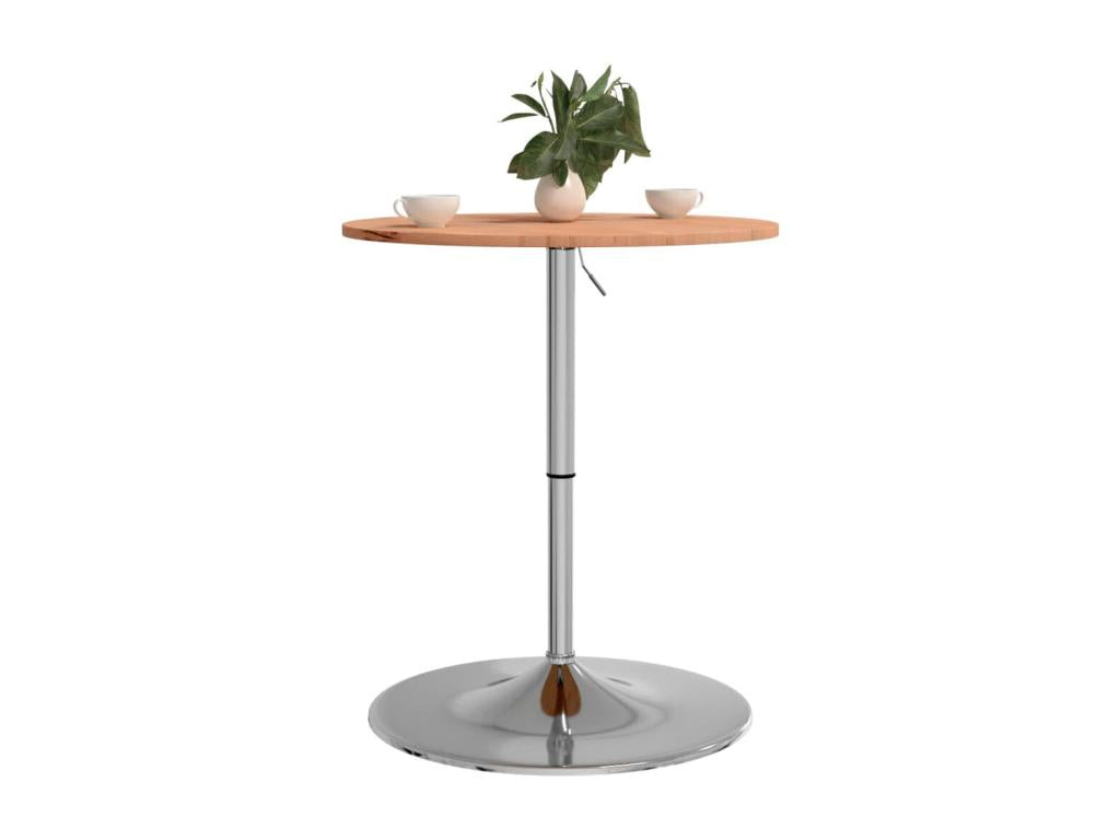 Table de bar 60x89,5 cm bois massif d'hêtre SRTT67825