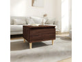 Table d'appoint Chêne marron 50x46x35 cm Bois d'ingénierie LXWJ81017