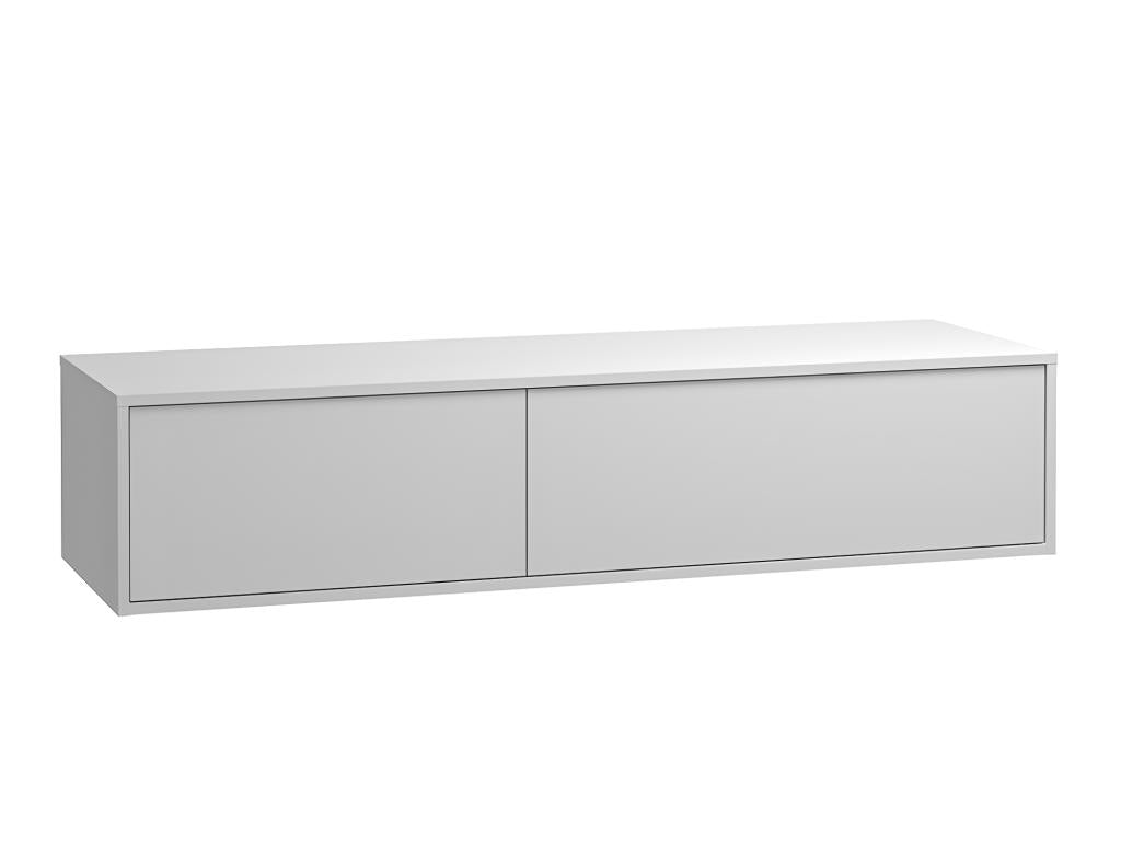 Meuble sous vasque suspendu - Coloris blanc - L150 cm - Boislis II GGLW18008