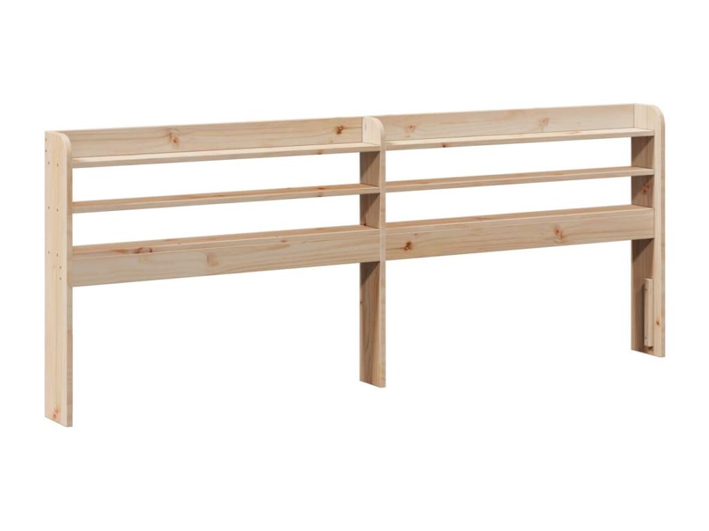 Cadre de lit sans matelas 180x200 cm bois massif de pin FSNF87558