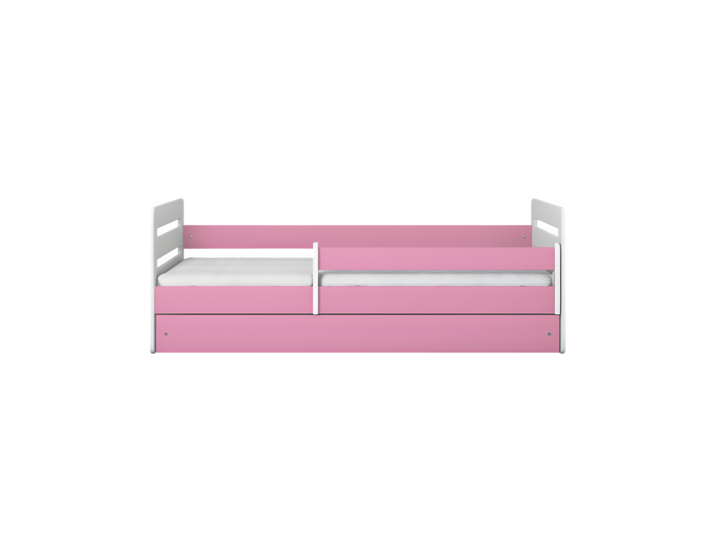 Lit Boislis rose avec tiroir sans matelas 180/80 HOGZ57178