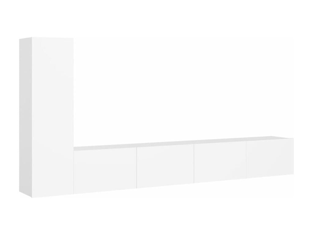 Ensemble de meubles armoire bois blanc 100x30x30 cm 02 0024467 PZUT79704