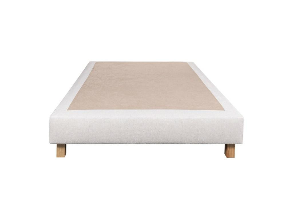 Ensemble Matelas Relaxation 26 cm ressorts ensachés ferme face été/hiver sommier beige ep20cm 160x200cm UWHD33414