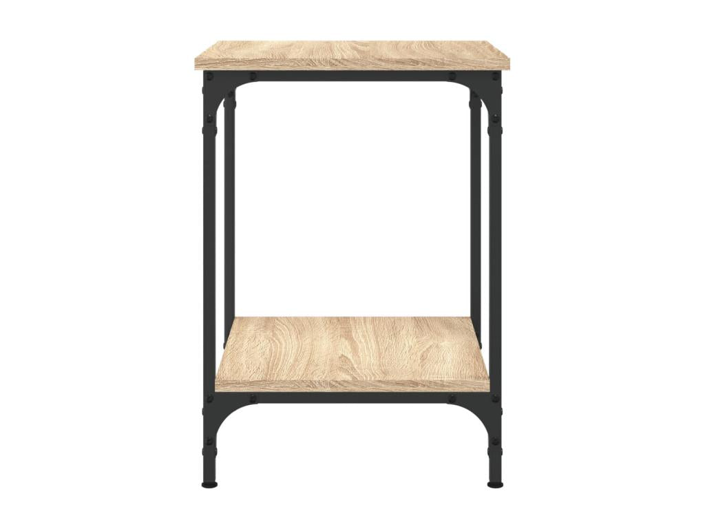 Table basse chêne Boislis 40x40x55 bois d'ingénierie AVWC15927