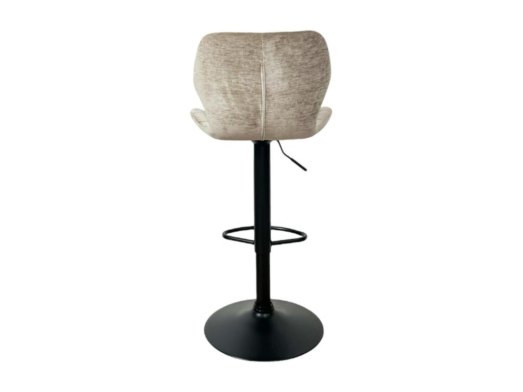 Chaise de bar moderne en velours Boislis réglable en hauteur lot de 2 Boislis YGJM03785