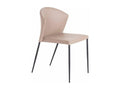 Chaise similicuir et acier noir Boislis - lot de 2-Couleur Boislis 18 Boislis foncé EVAU49414