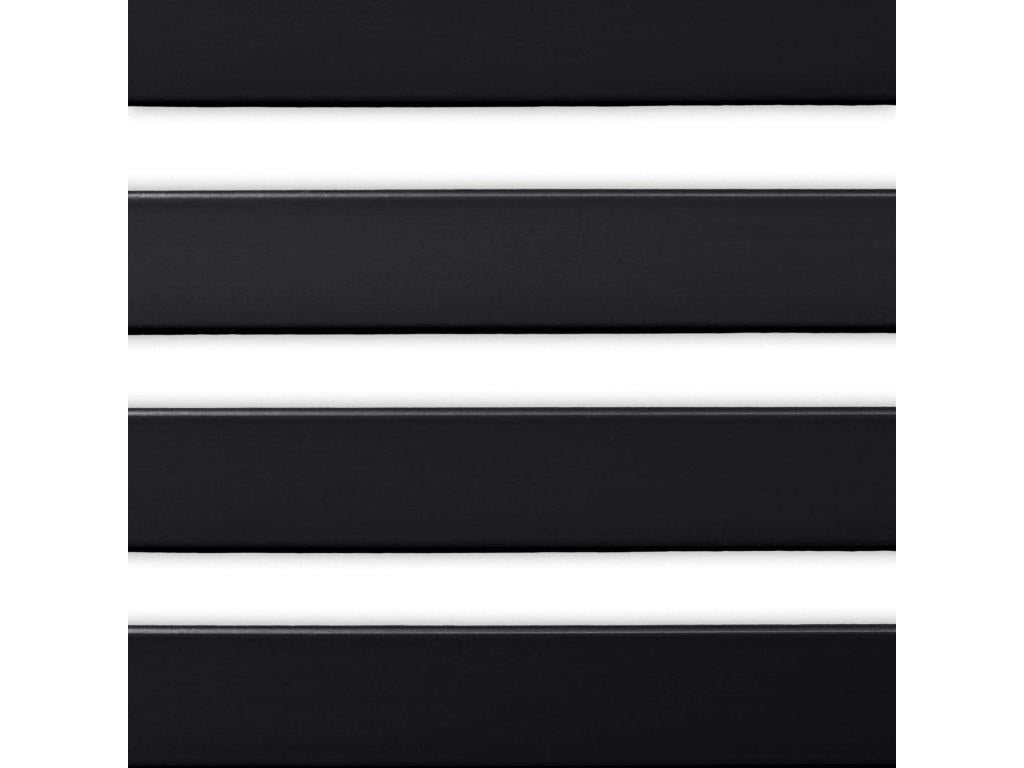 Boislis Tête de Lit Bois Recyclé Dm Style Japonais avec Pieds 95x115cm Lits 95 - Noir Massif JEGM96069