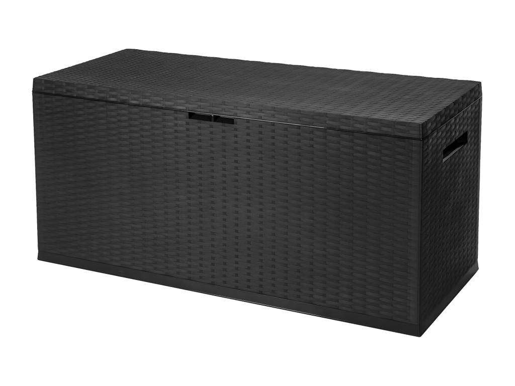 Boîte de rangement de jardin 312 L Gris foncé LMOY93299