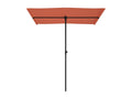 Parasol d'extérieur avec mât en aluminium 180x110cm Terre cuite JZAO52117