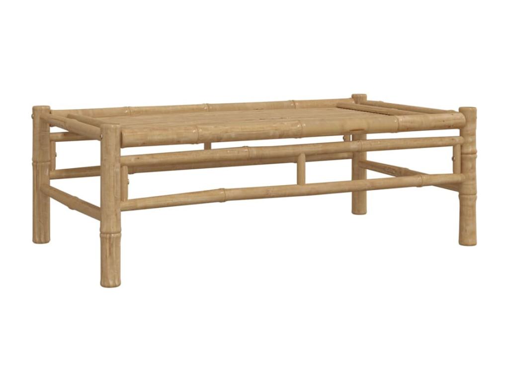 Salon de jardin 5 pièces avec coussins blanc crème Boislis IBPO63881