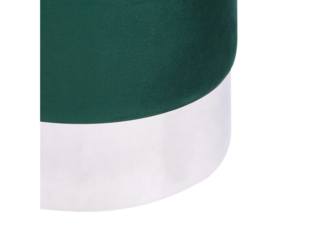 Pouf Boislis Velours 36 cm 36 cm Vert émeraude YAYQ27070