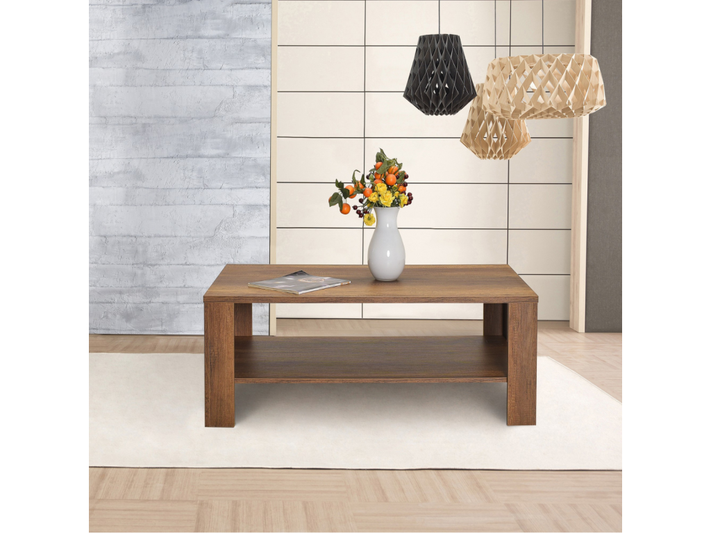 Table basse 1 étagère L110 cm - Boislis CFXI19946