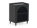 Table d'appoint en métal noir IFAR52287
