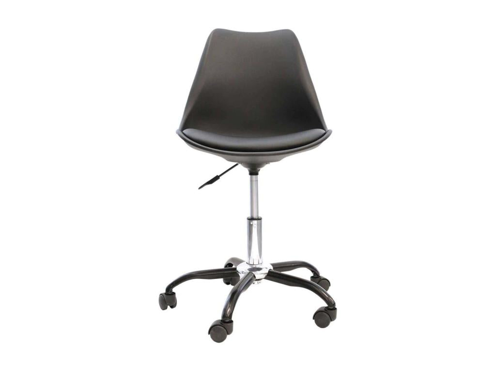 Chaise de Bureau Design Boislis 92cm Noir LOPL17821