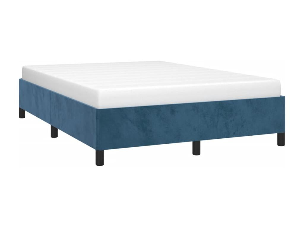 Lit Bleu foncé 140x190 Velours NRPY32588