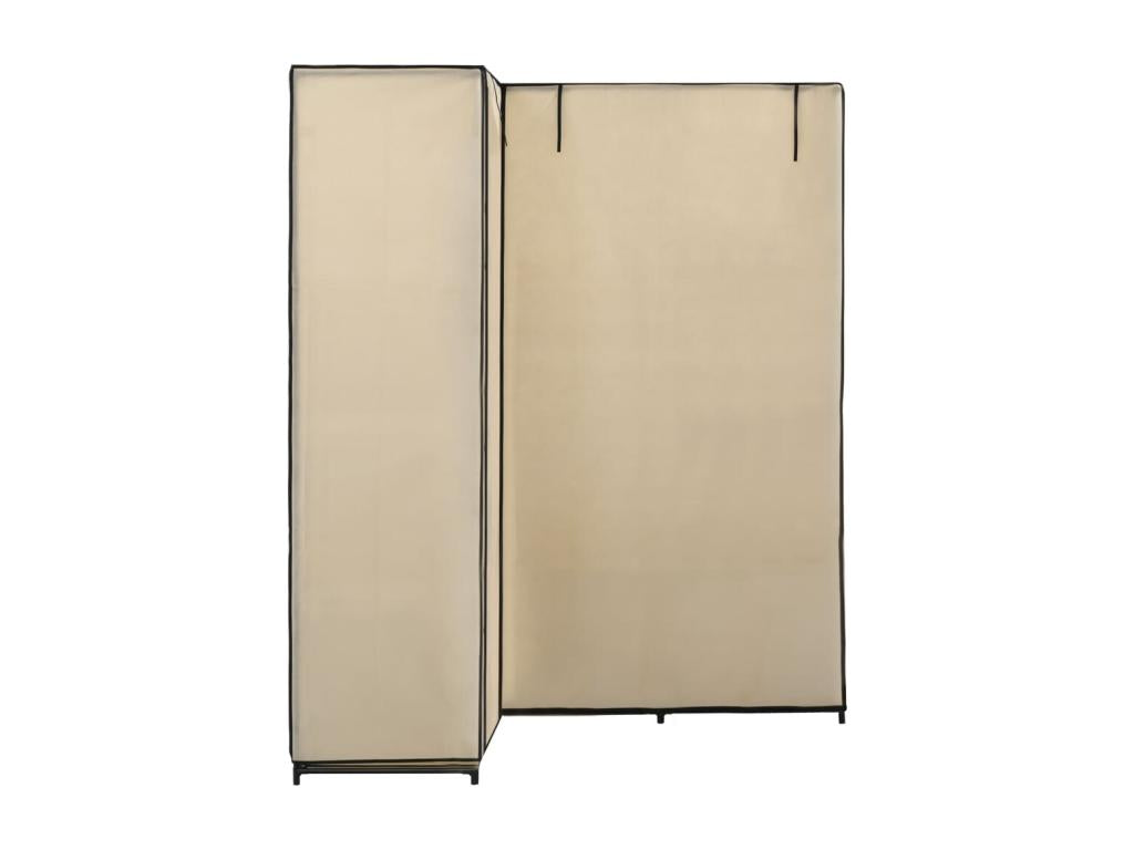 Garde-robe d'angle Crème 130x87x169 cm PYBA13251