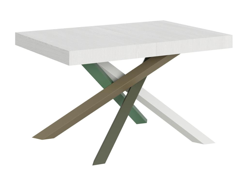 Table extensible 90x130/390 cm Volantis Frêne Blanc cadre 4/A BJXR60208