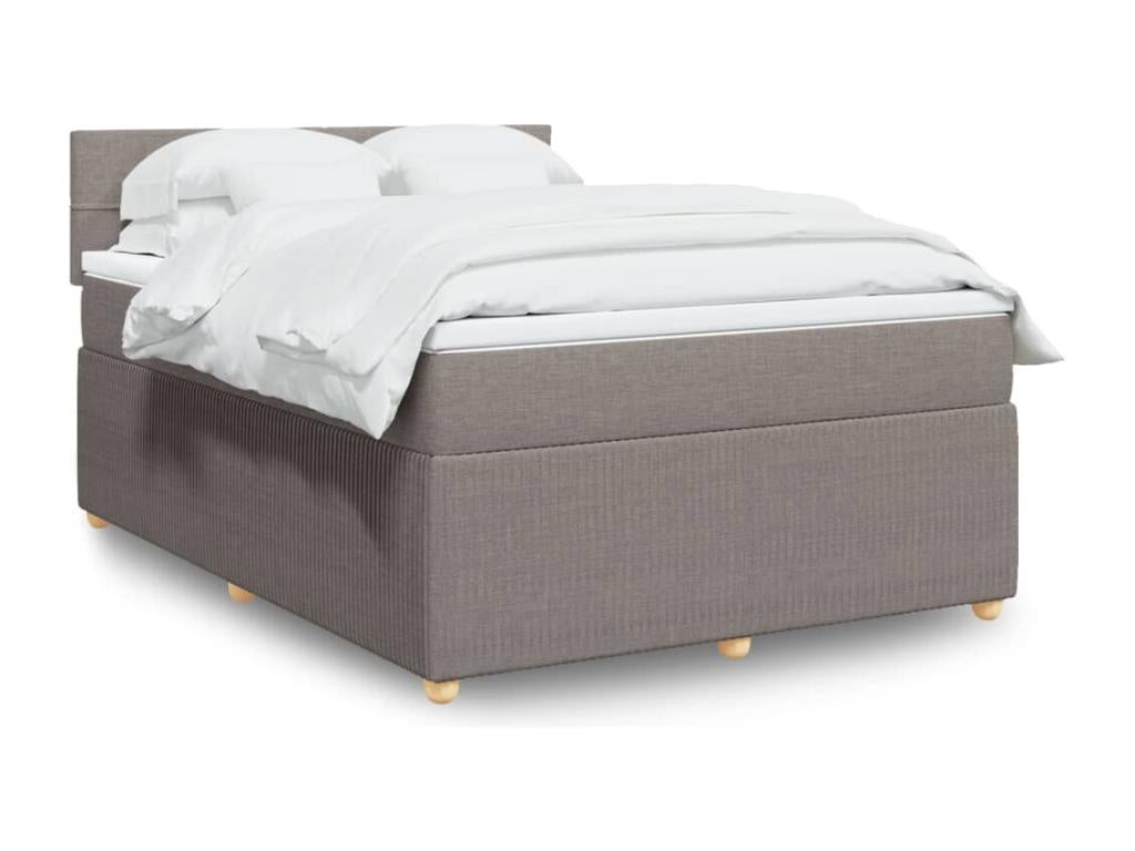 Sommier à Boislis de lit avec matelas Boislis 140x190 cm Tissu YMXA82868