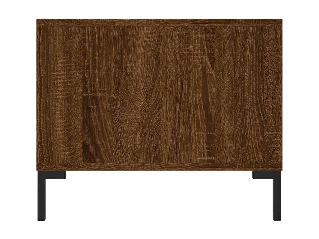 Table basse chêne marron 102x50x40 cm bois d'ingénierie VYBP11776