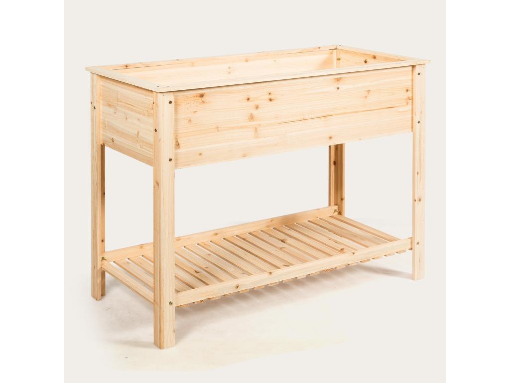 Jardinière surélevée en bois bois marron 92x41x81 cm 20 0000683 EUBR21045