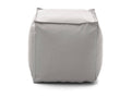 Pouf Boislis Pouf multifonctionnel Fauteuil relaxant en tissu rembourré Made in Italy 45x45h45 cm Blanc QXBO71186
