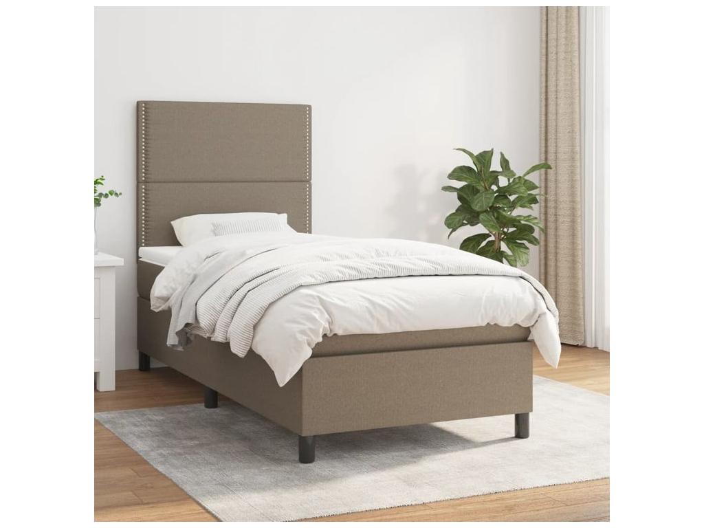 Sommier à Boislis de lit avec matelas Boislis 80x200 Tissu YRWK36999