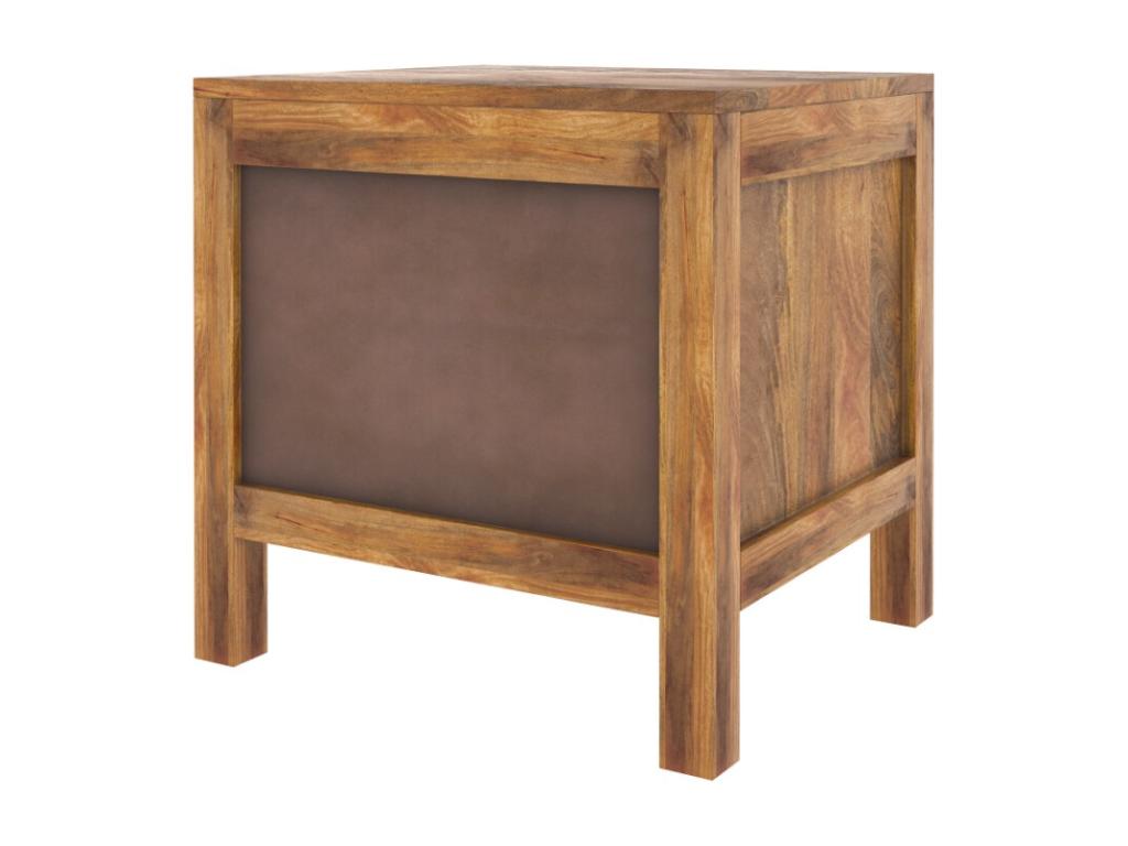 Table de chevet 2 tiroirs en cannage - Boislis GRZS69835